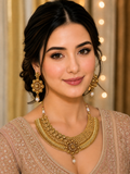 Designer Golden Chokar Set